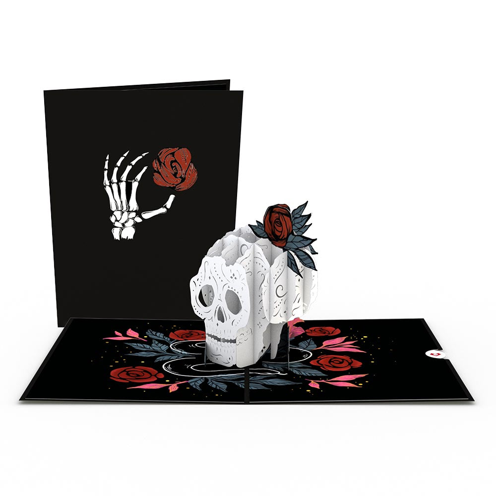 Rose Skull Pop-Up Card、mySite、solidvoid