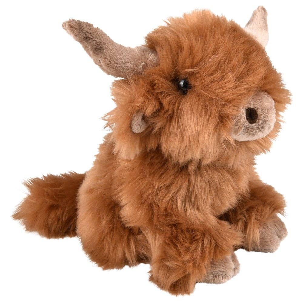 Small Plush Sitting Highland Cow Heirloom Collection 7、mySite、g9winljtr