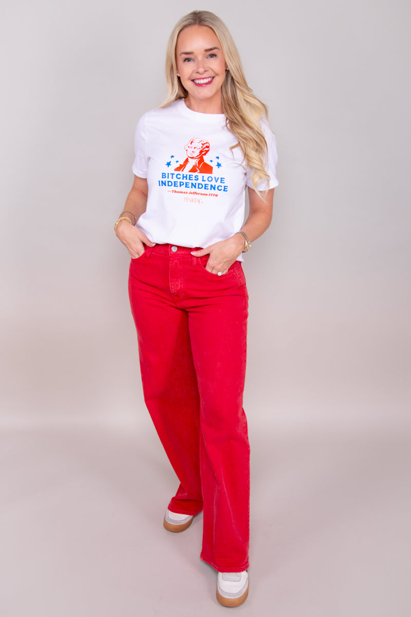 Thomas Jefferson Independence Graphic Tee、mySite、hinf8tx79