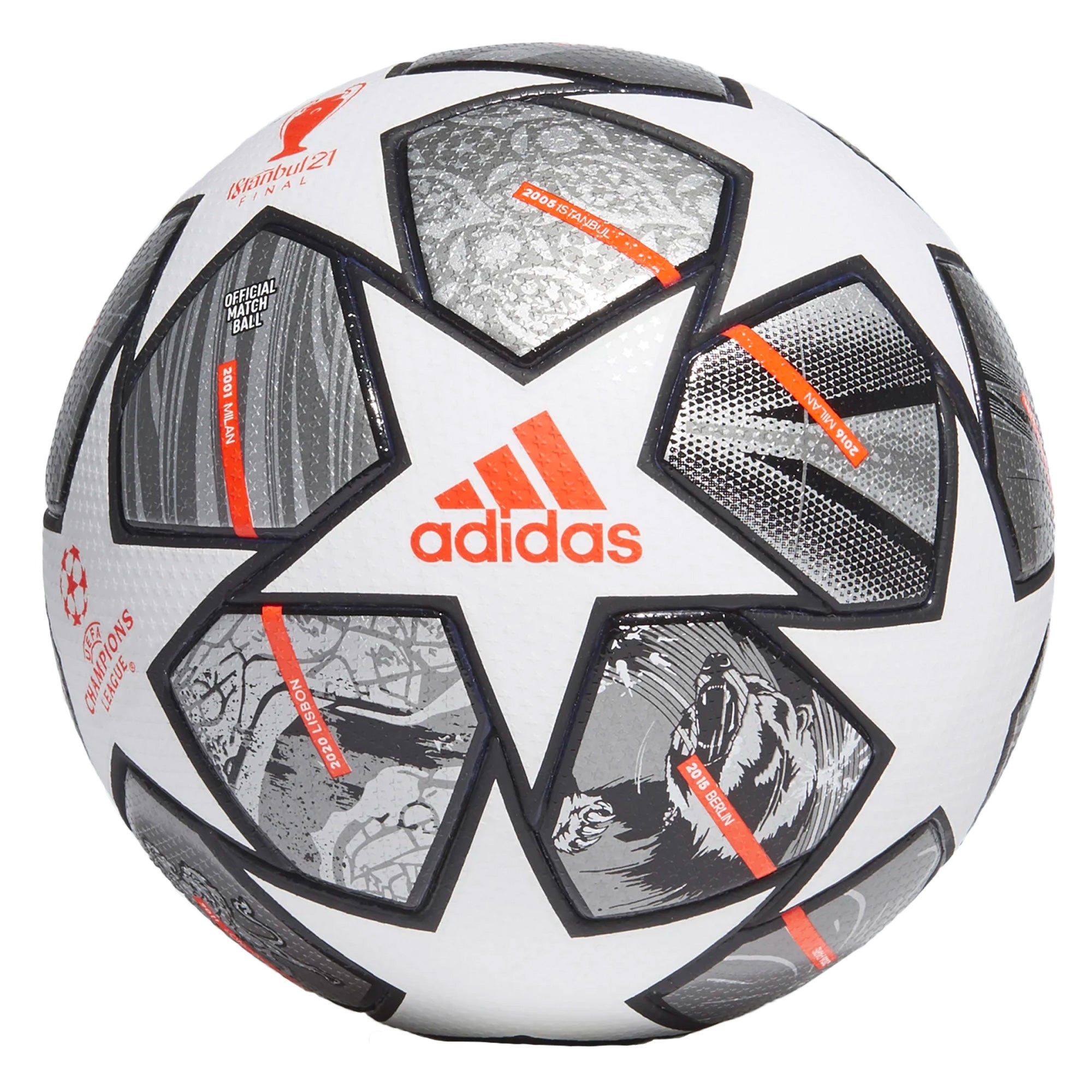 adidas Finale 21 20th Anniversary UCL Pro Ball White/Silver、mySite、noshort