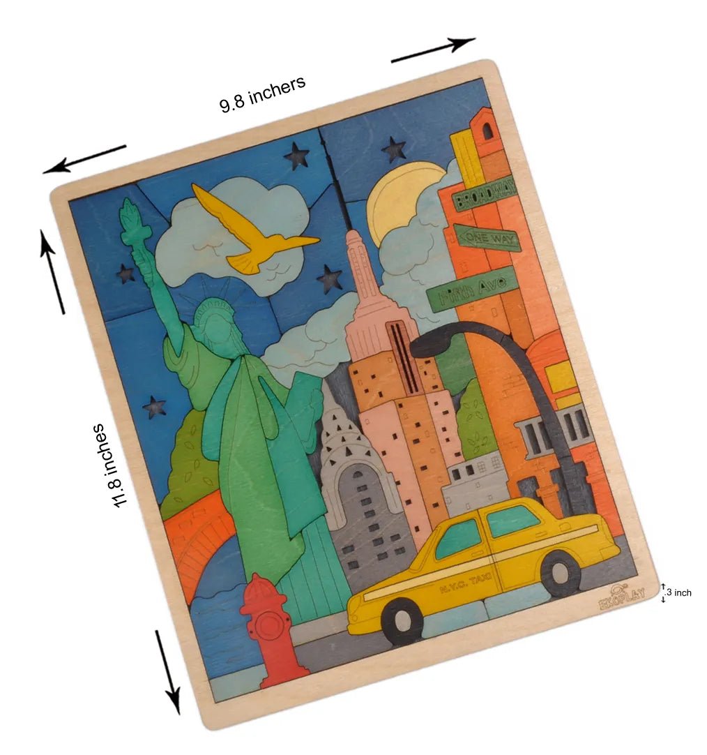  New York Wood Puzzle、mySite、elrpsem3k