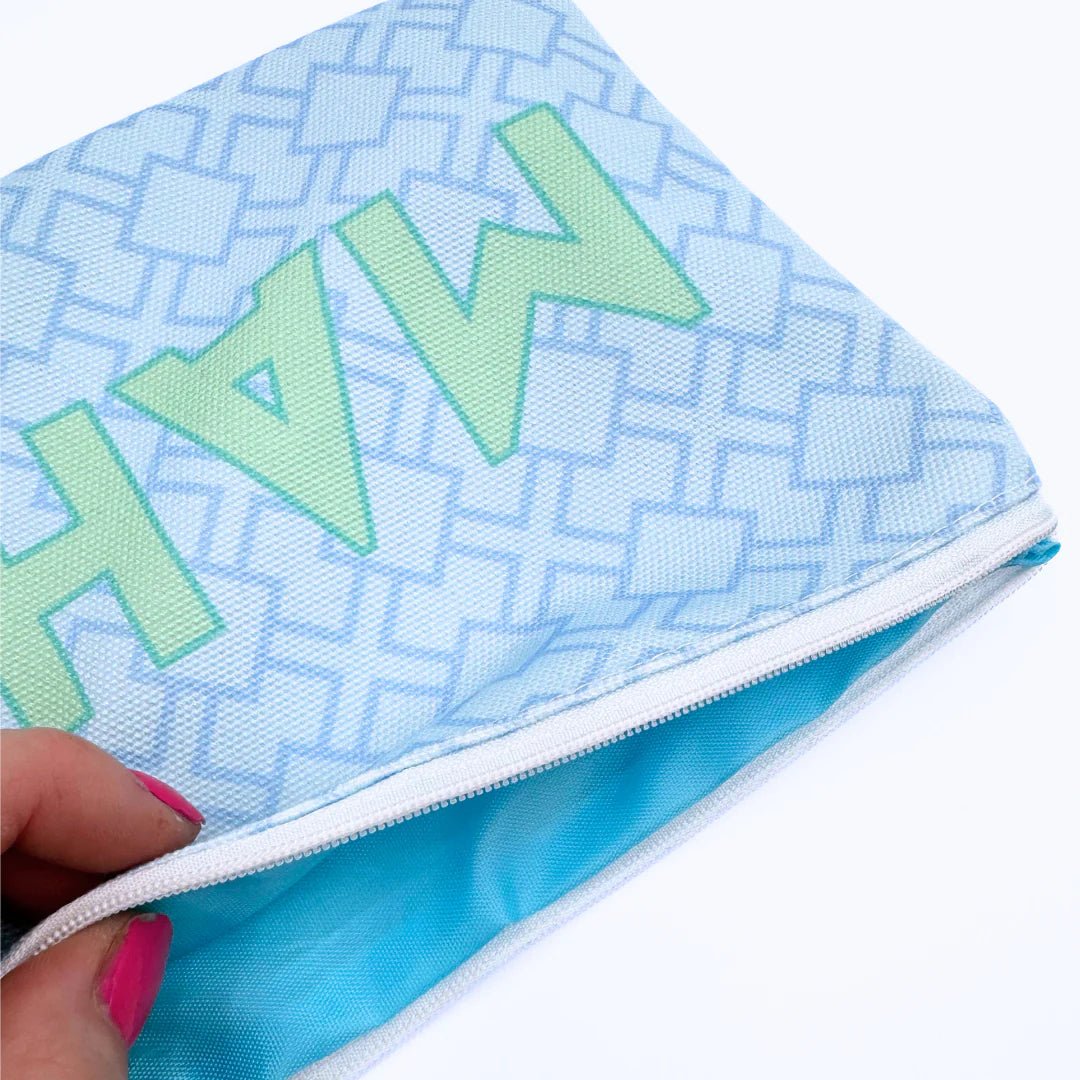  Green & Light Blue Mahjong Card & Accessory Bag、mySite、elrpsem3k