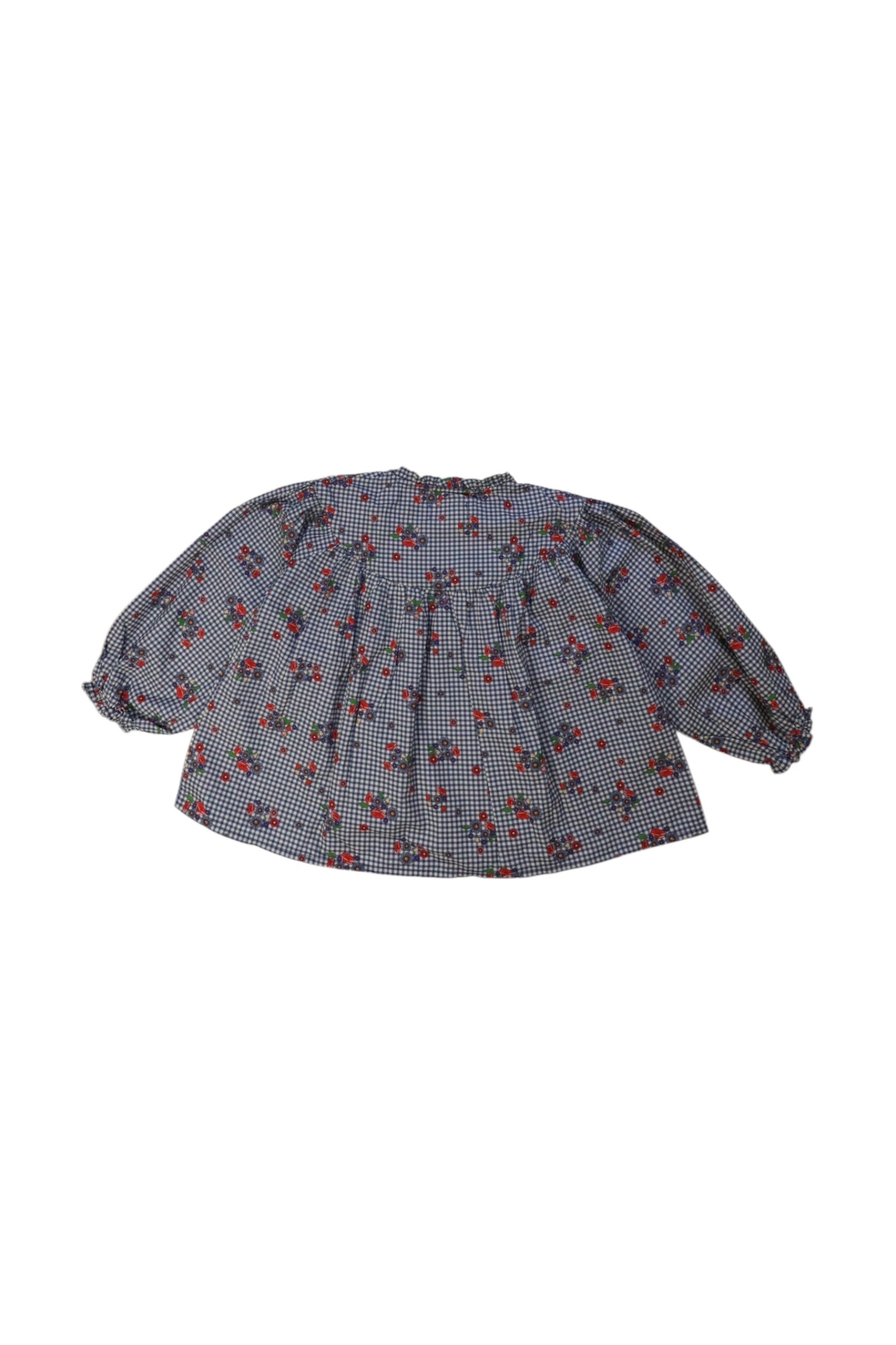 Konges Sl酶jd Floral Long Sleeve Shirt 3T、mySite、g9winljtr