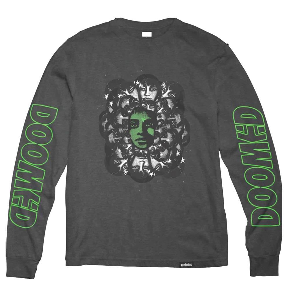  Etnies Doomed Long Sleeve T-Shirt - Charcoal/Heather、mySite、merchandisen