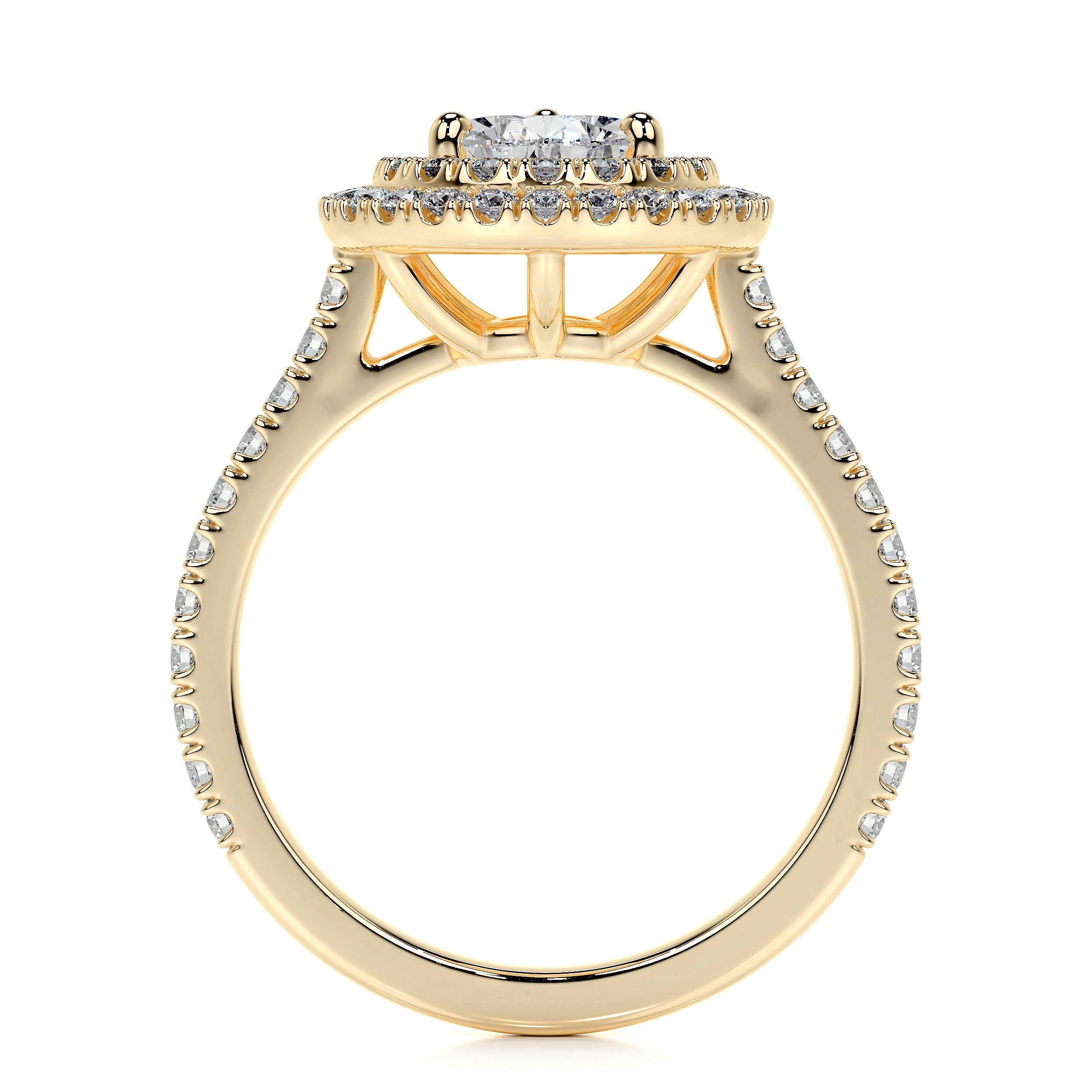 Gloria Lab Grown Diamond Ring -18K Yellow Gold、mySite、hinf8tx79