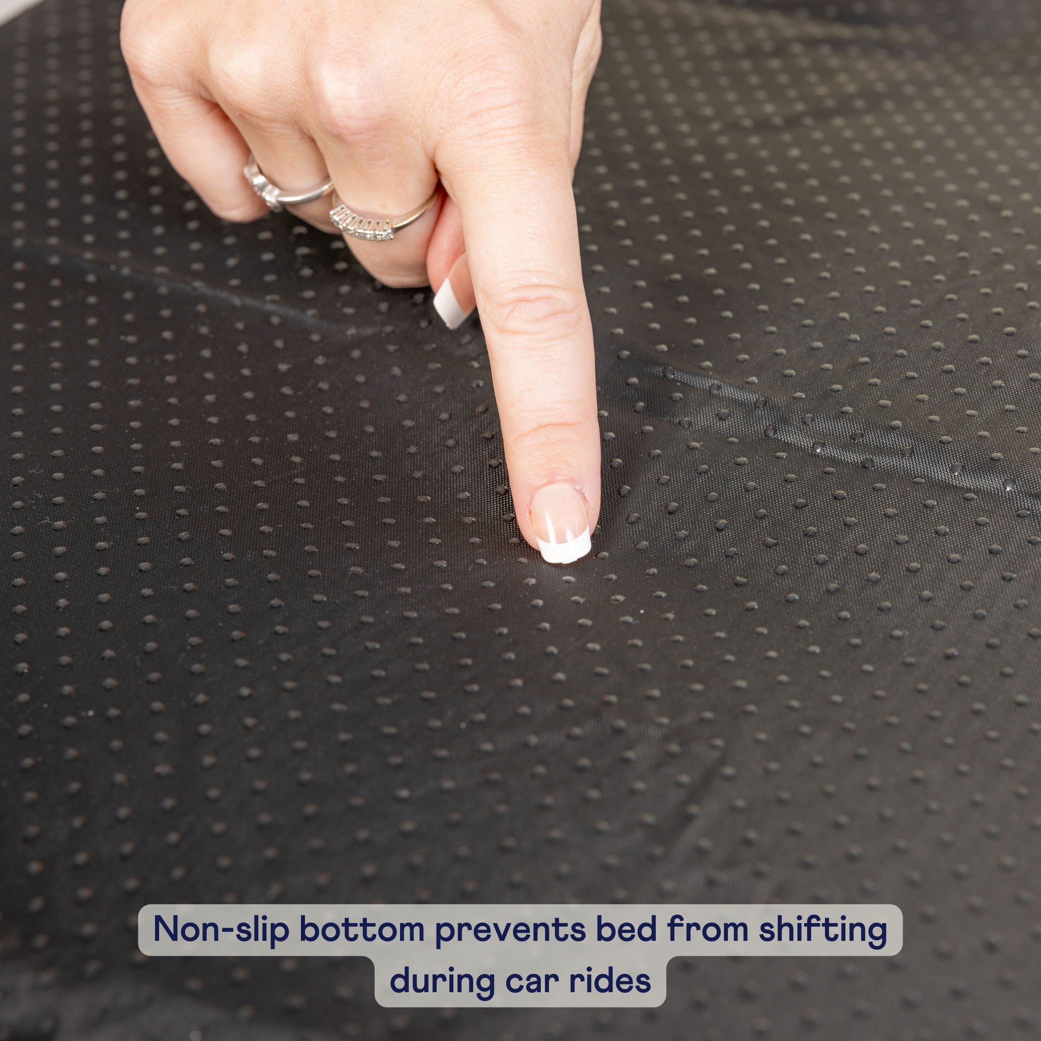 PupProtector™ Faux Leather Memory Foam Dog Car Bed - Camel、mySite、solidvoid