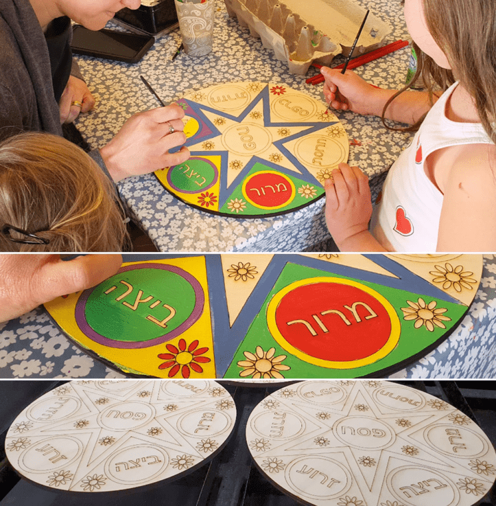 DIY Decorate Your Own Wood Seder Plate、mySite、topwebapps