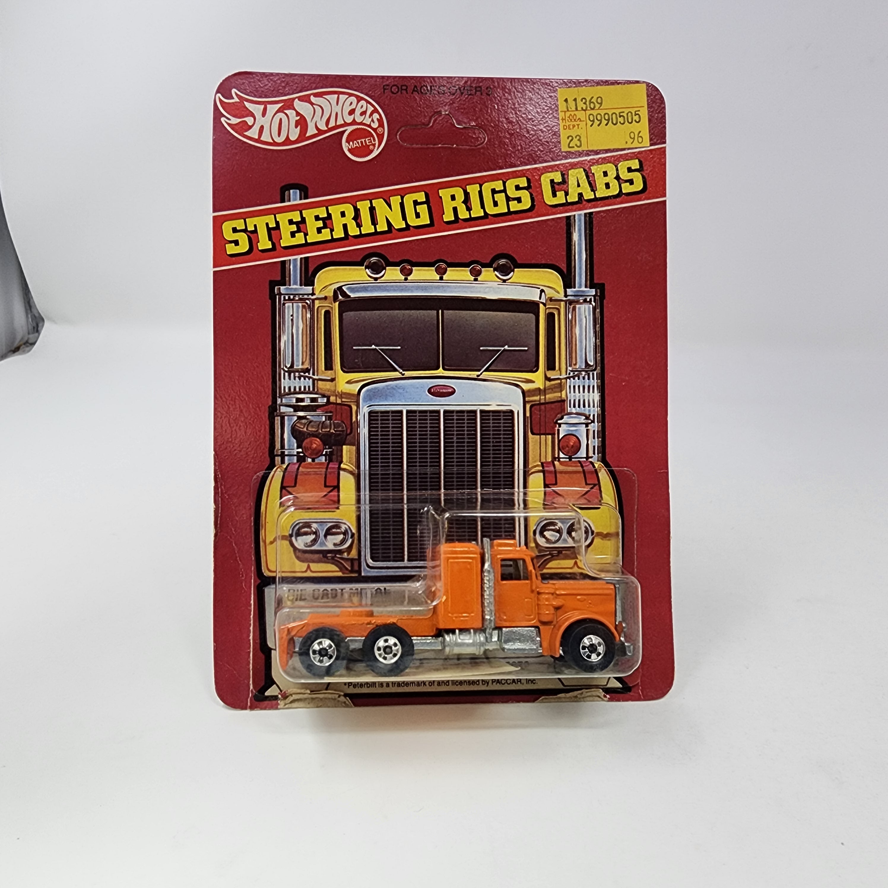 Peterbilt No 5672 * Orange * 1982 Hot Wheels Hong Kong Steering Rigs、mySite、hgirdovlk