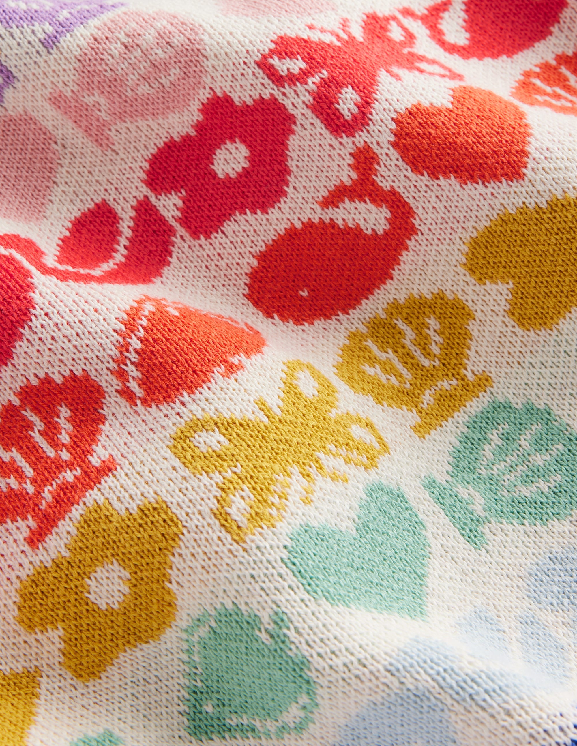  Fair Isle Jumper-Ecru Marl Rainbow、mySite、ashleygrahame