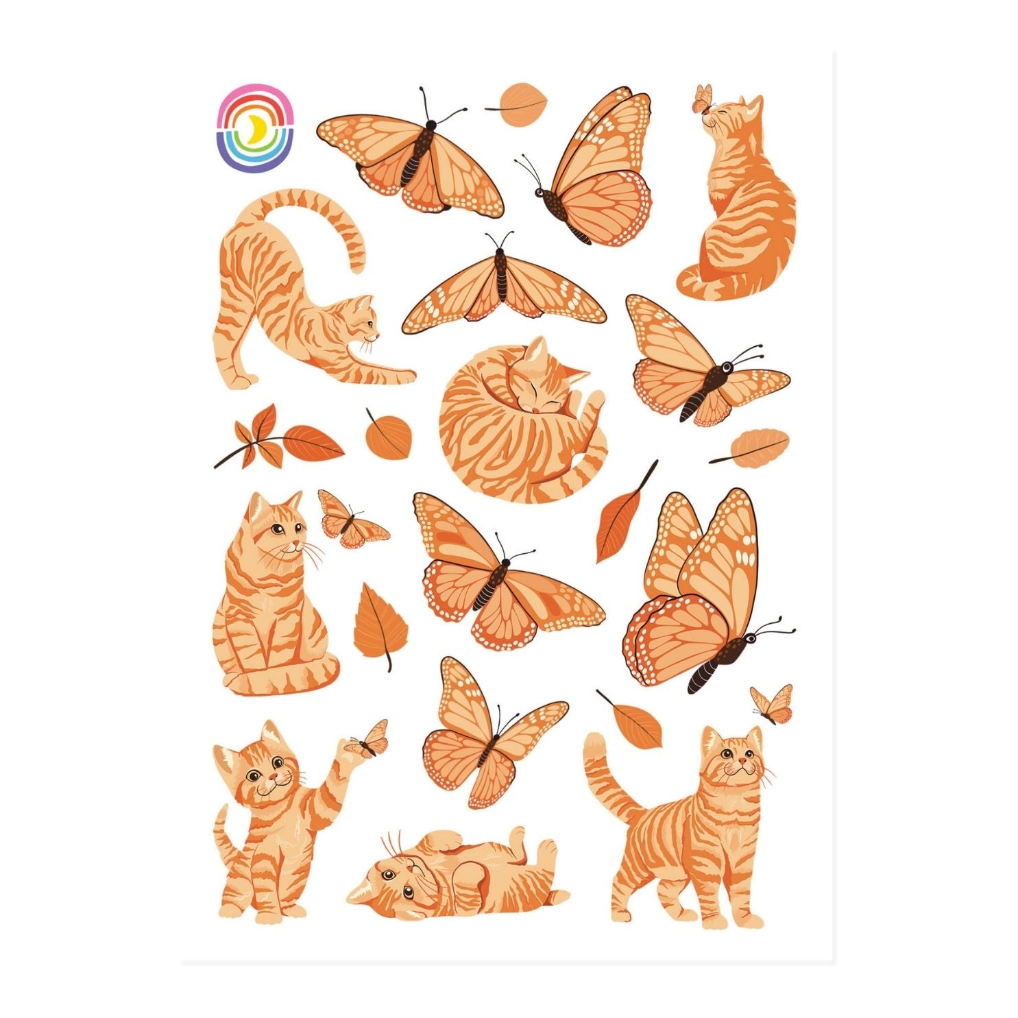  Sunbeam Companions A6 Sticker Sheet、mySite、ghnorth