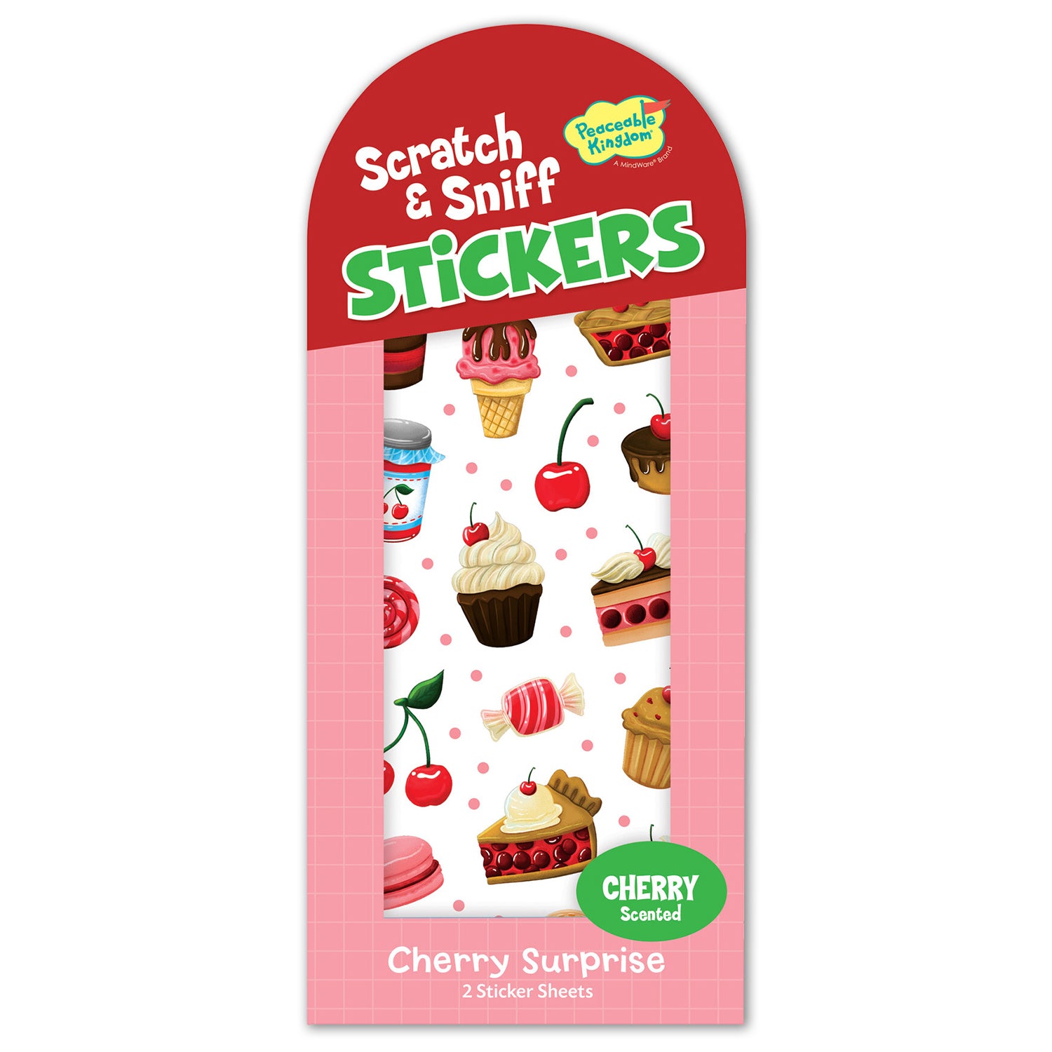  Cherry Surprise Scratch & Sniff Stickers、mySite、ghnorth