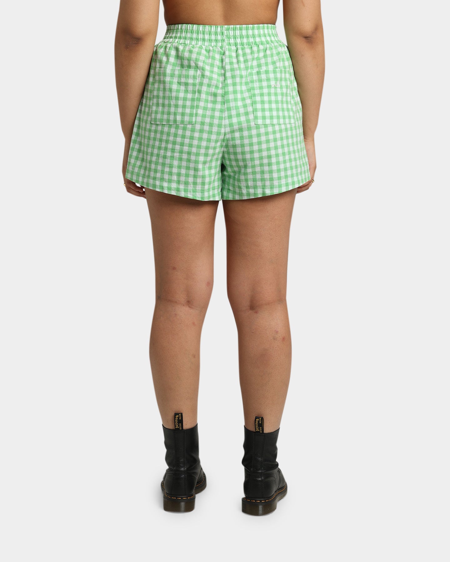 EN ES Women's Edge Shorts Gingham Aurora、mySite、zt4zffjzw