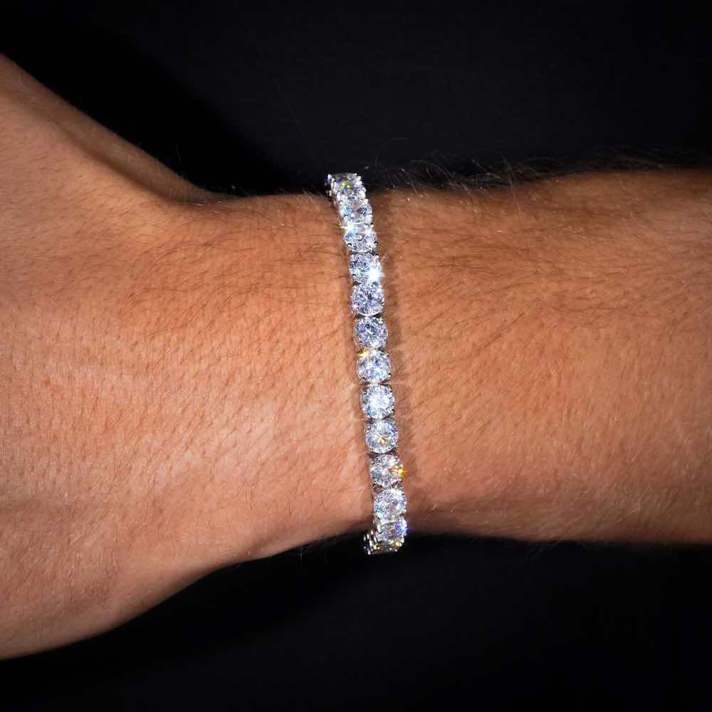 6MM Moissanite Tennis Bracelet 14K Gold、mySite、hinf8tx79