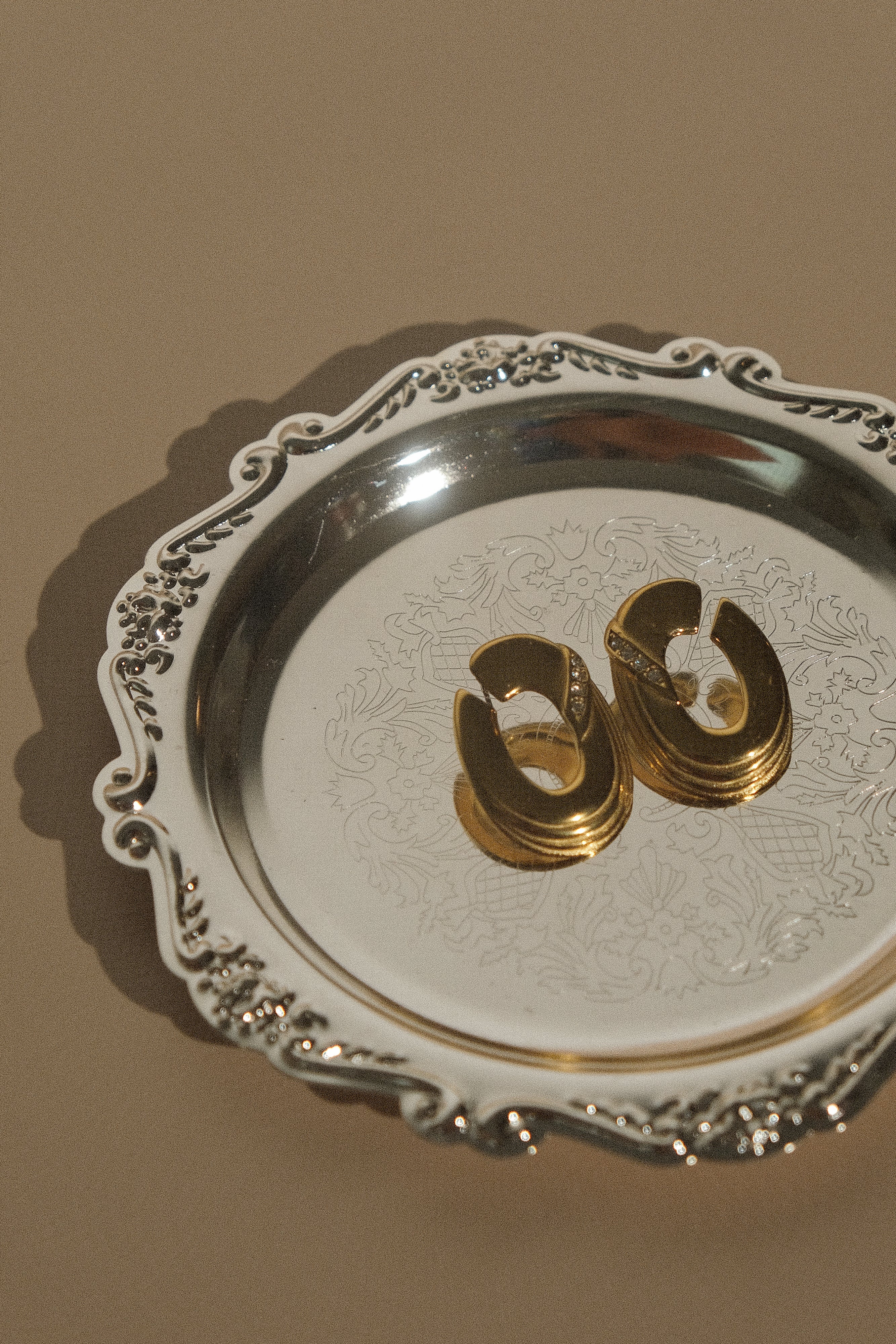 Lennon Hoop Earrings - Gold、mySite、solidvoid