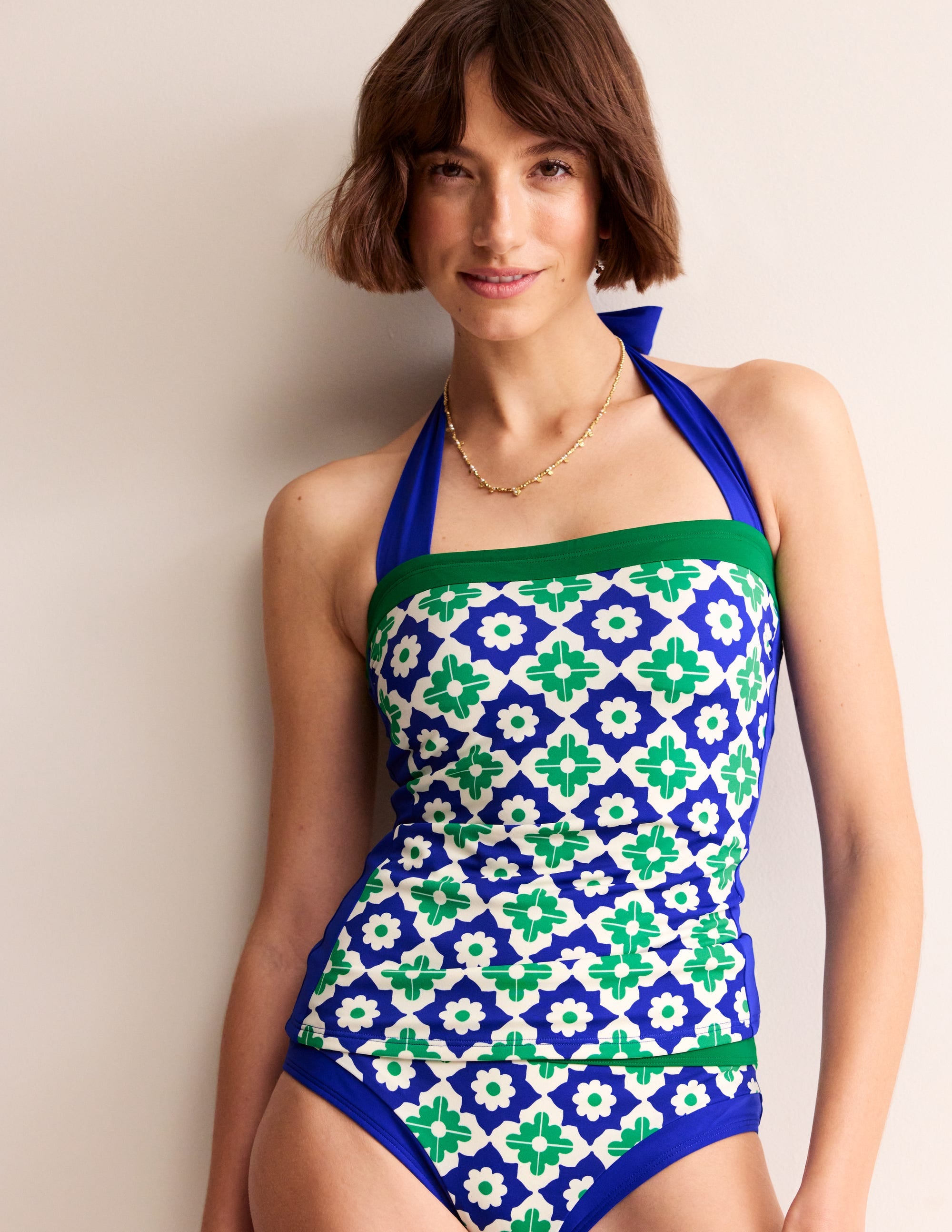  Santorini Tankini Top-Surf The Web, Geometric Stamp、mySite、ashleygrahame