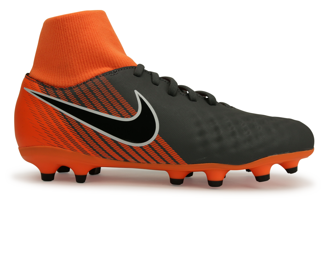 Nike Kids Magista Obra Academy DF FG Dark Grey/Balck/Total Orange、mySite、noshort
