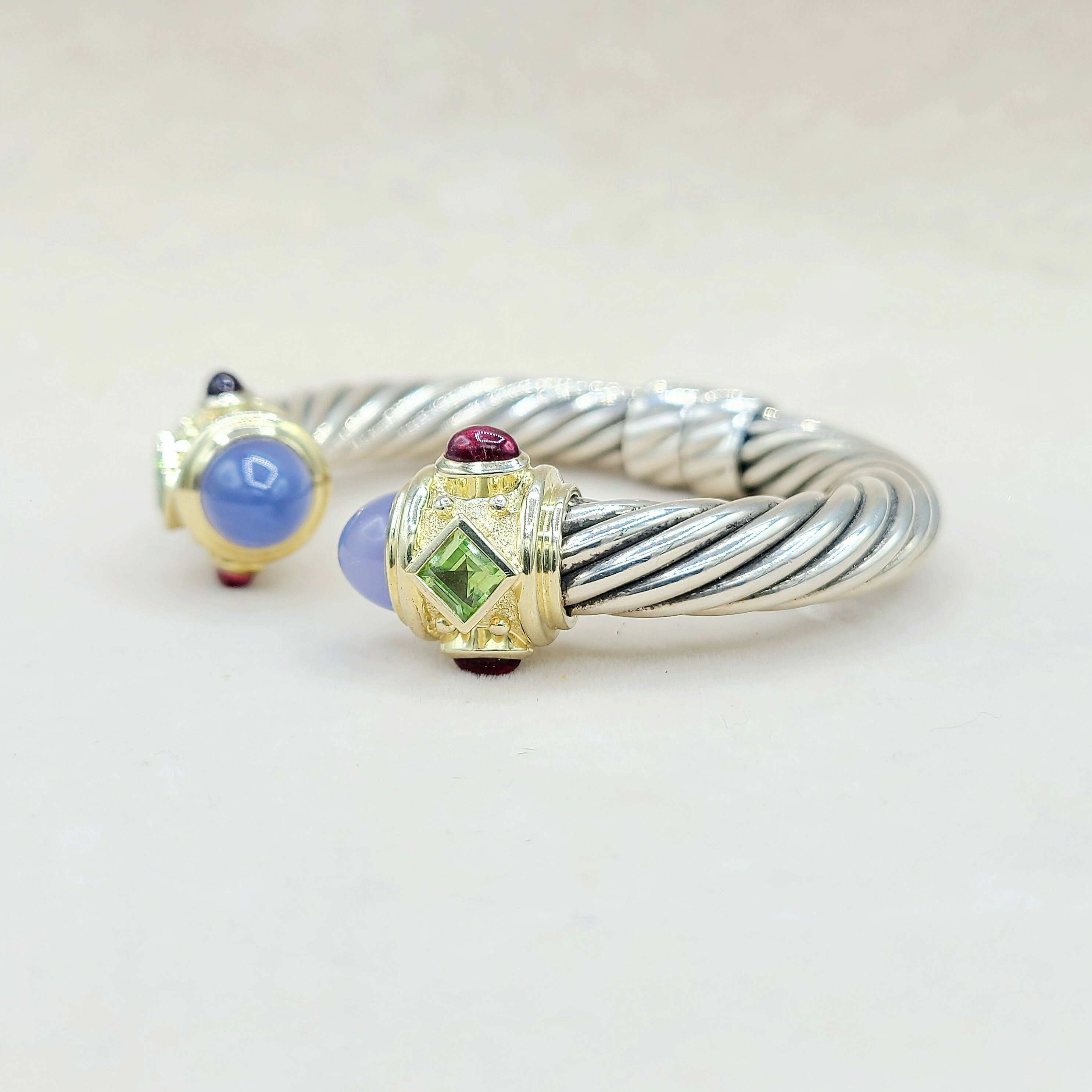 David Yurman Renaissance Bracelet 10mm Chalcedony & Gold、mySite、hinf8tx79