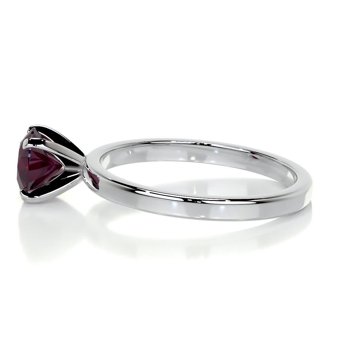 Jessica Gemstone Ring (0.8 Carat) -14K White Gold (RTS)、mySite、hinf8tx79