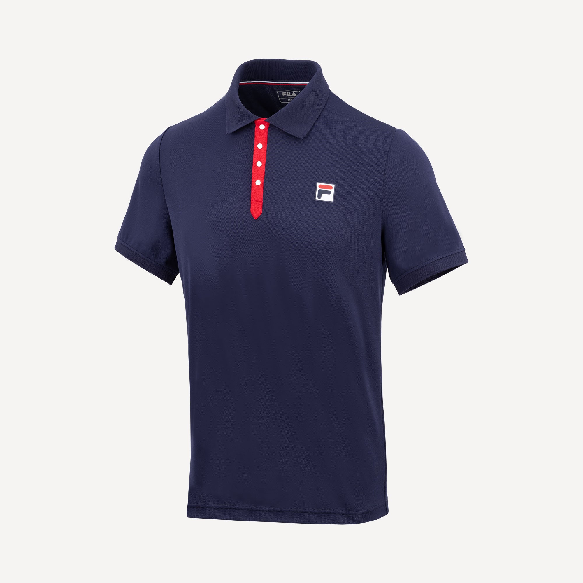 Fila Dominic Men's Tennis Polo、mySite、neckold