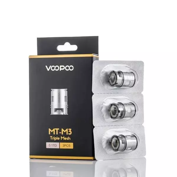 Voopoo MT-M3 Triple Mesh Replacement Coil 3-Pack、mySite、zt4zffjzw