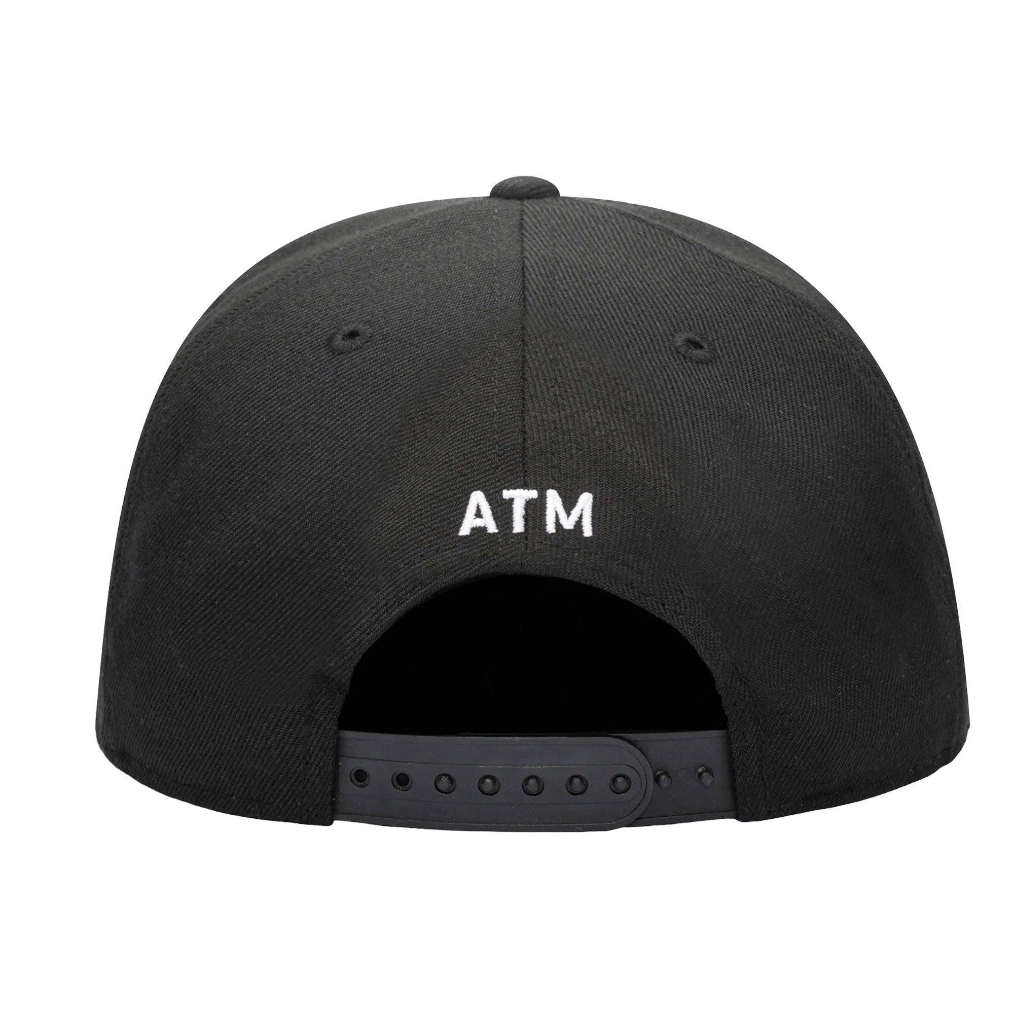 Fan Ink Atletico Madrid Snapback Hat Black/Silver、mySite、noshort