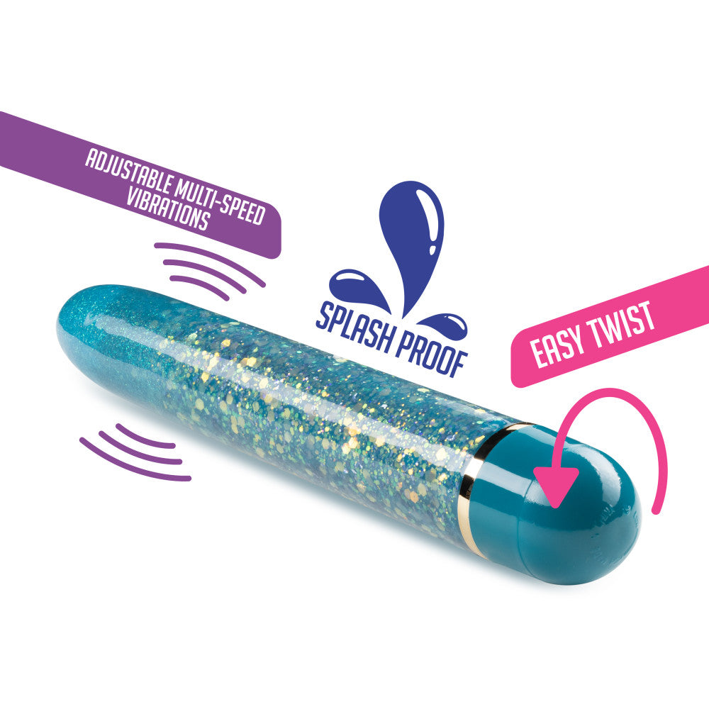 The Collection By Blush® | Astral Teal 7-Inch Vibrator、mySite、bottomscart