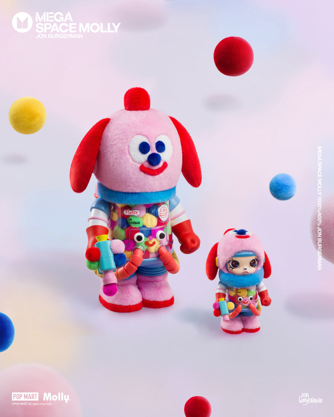  POP MART MEGA SPACE MOLLY 400% Jon Burgerman、mySite、greenlandpopulation