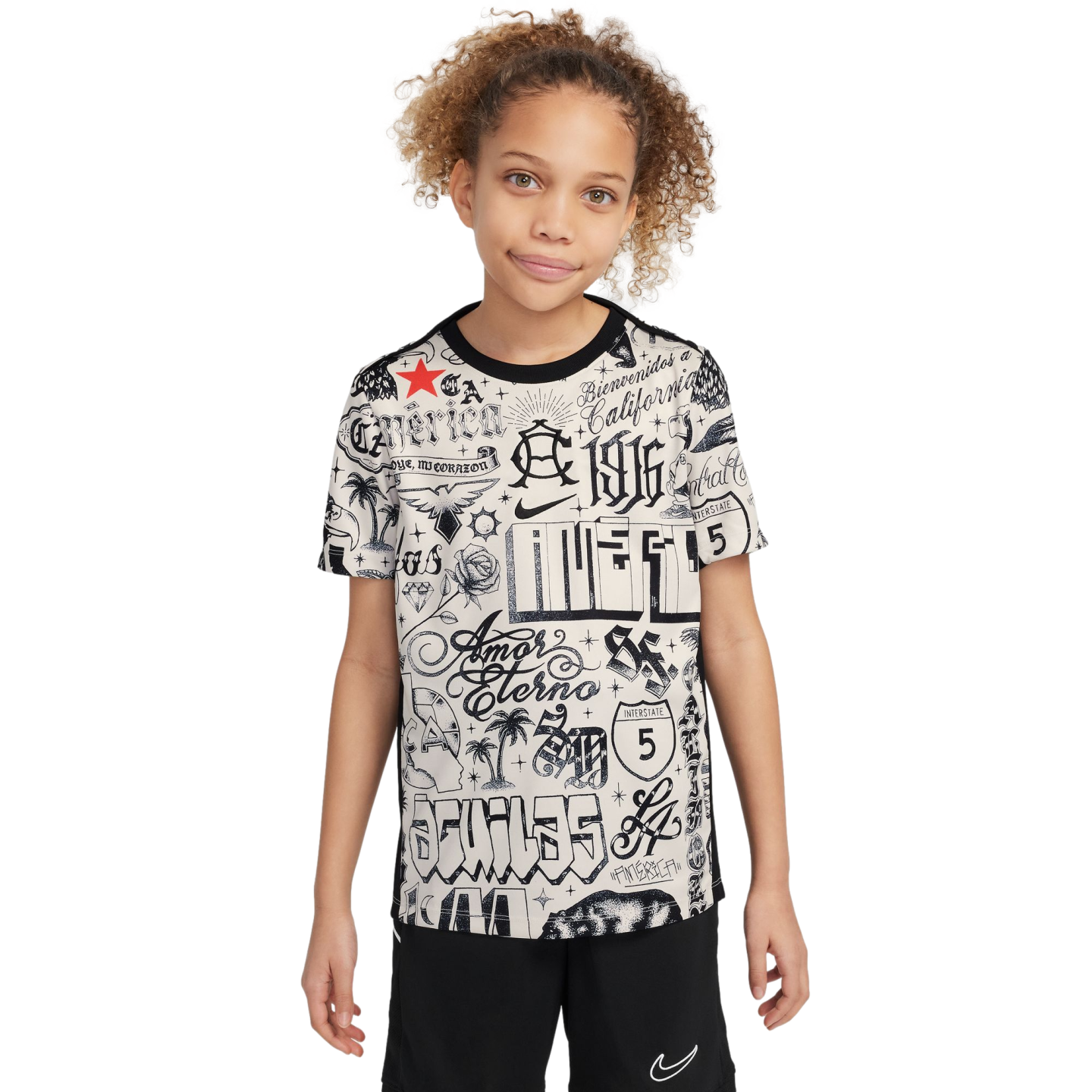 Nike Club America X CA Youth Pre-Match Jersey、mySite、noshort