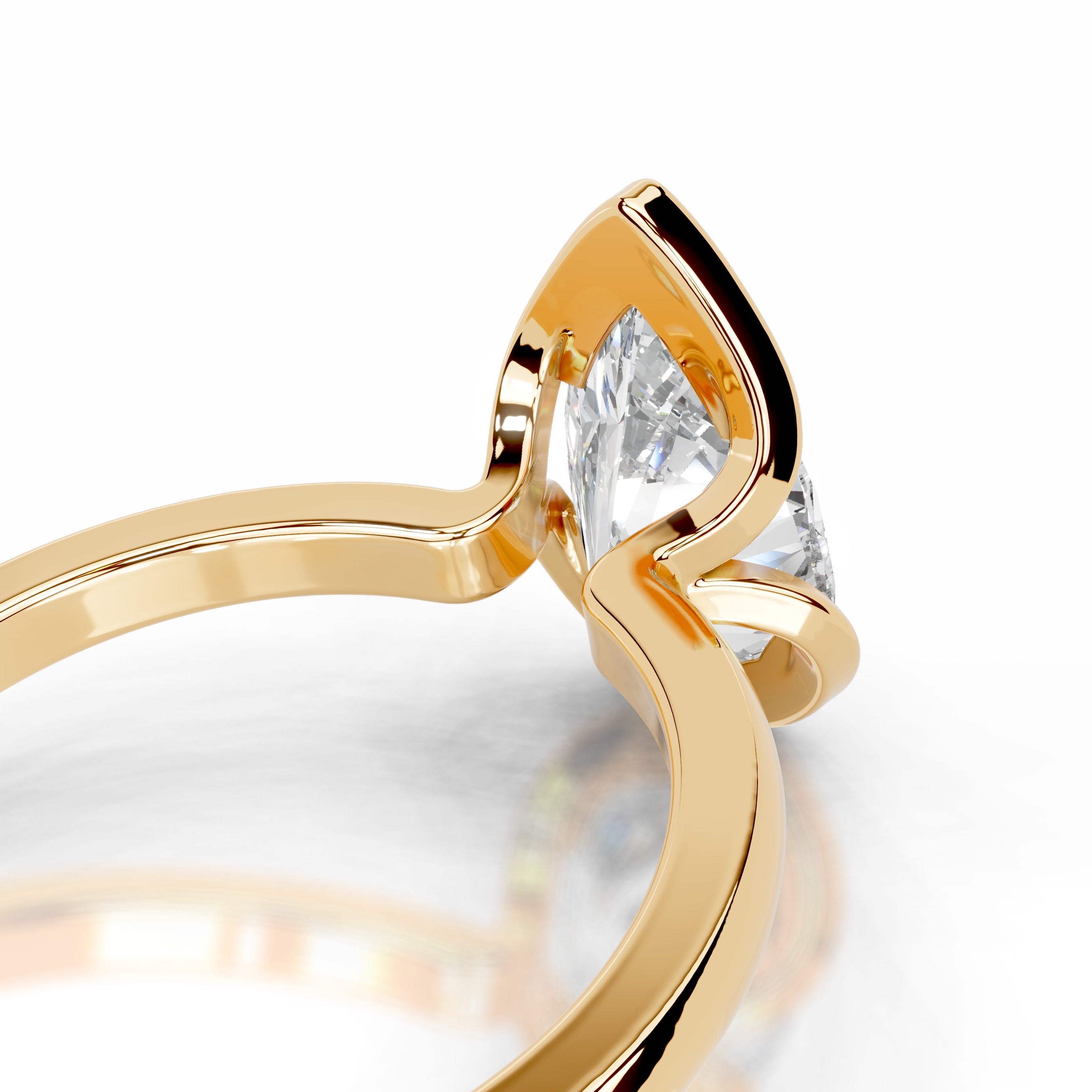 Thor Diamond Engagement Ring - 18K Yellow Gold、mySite、hinf8tx79