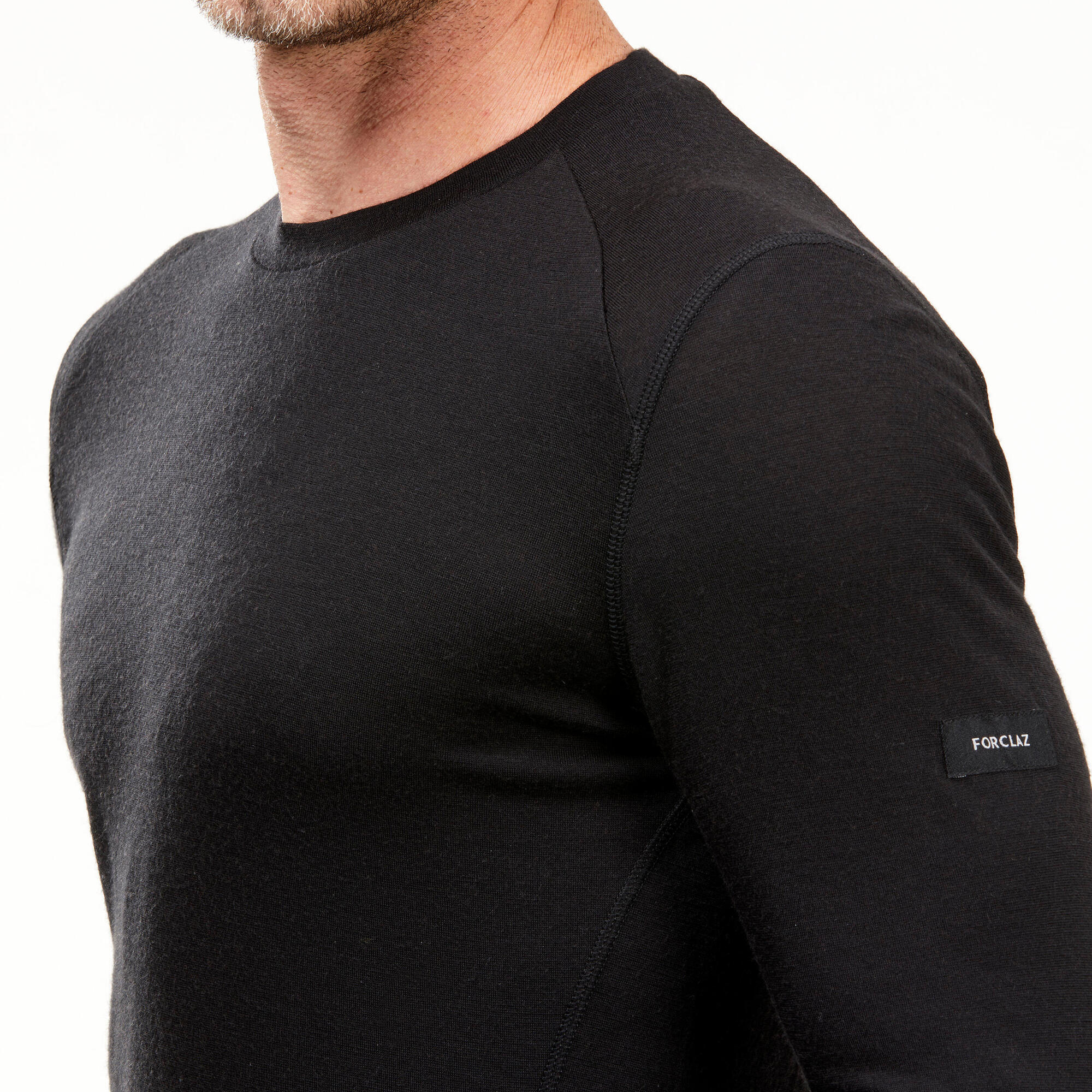 Forclaz Men's MT500 Long-sleeve 100% Merino Wool T-shirt