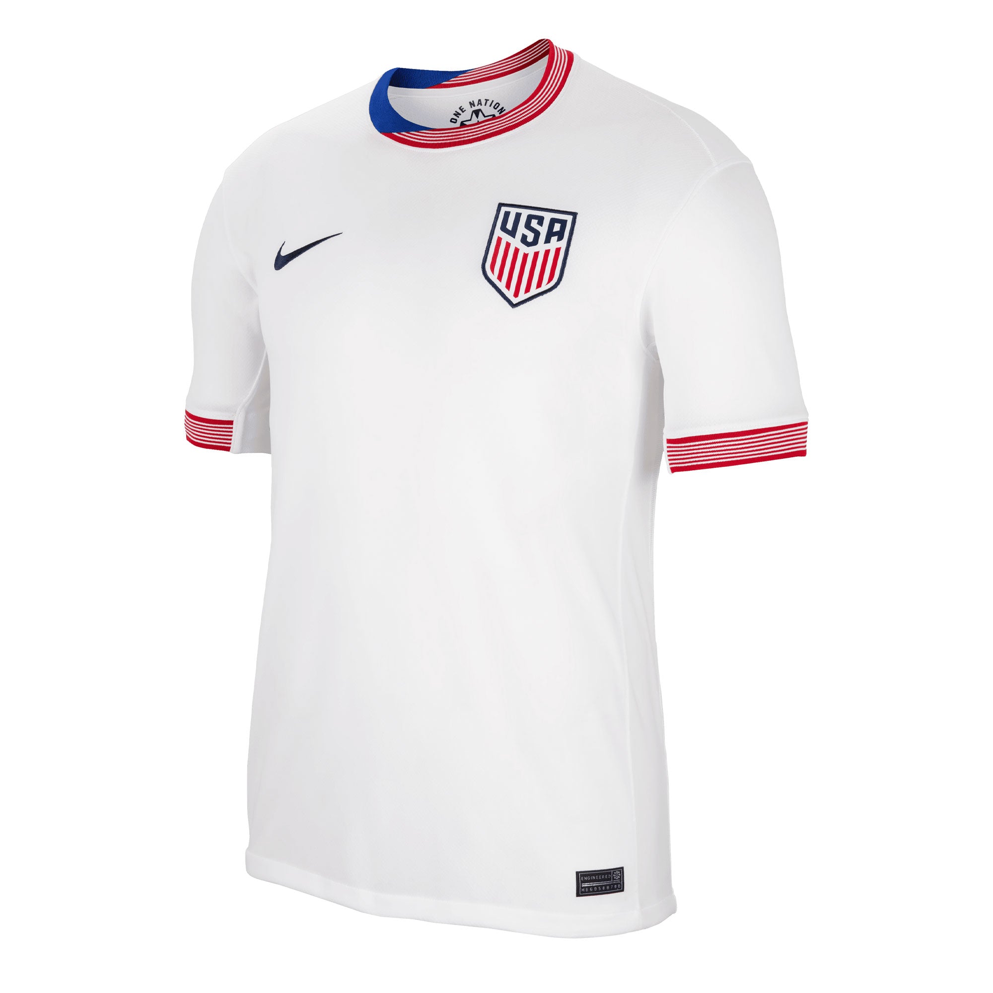 Nike Men's USA 2024/25 Home Jersey White、mySite、noshort