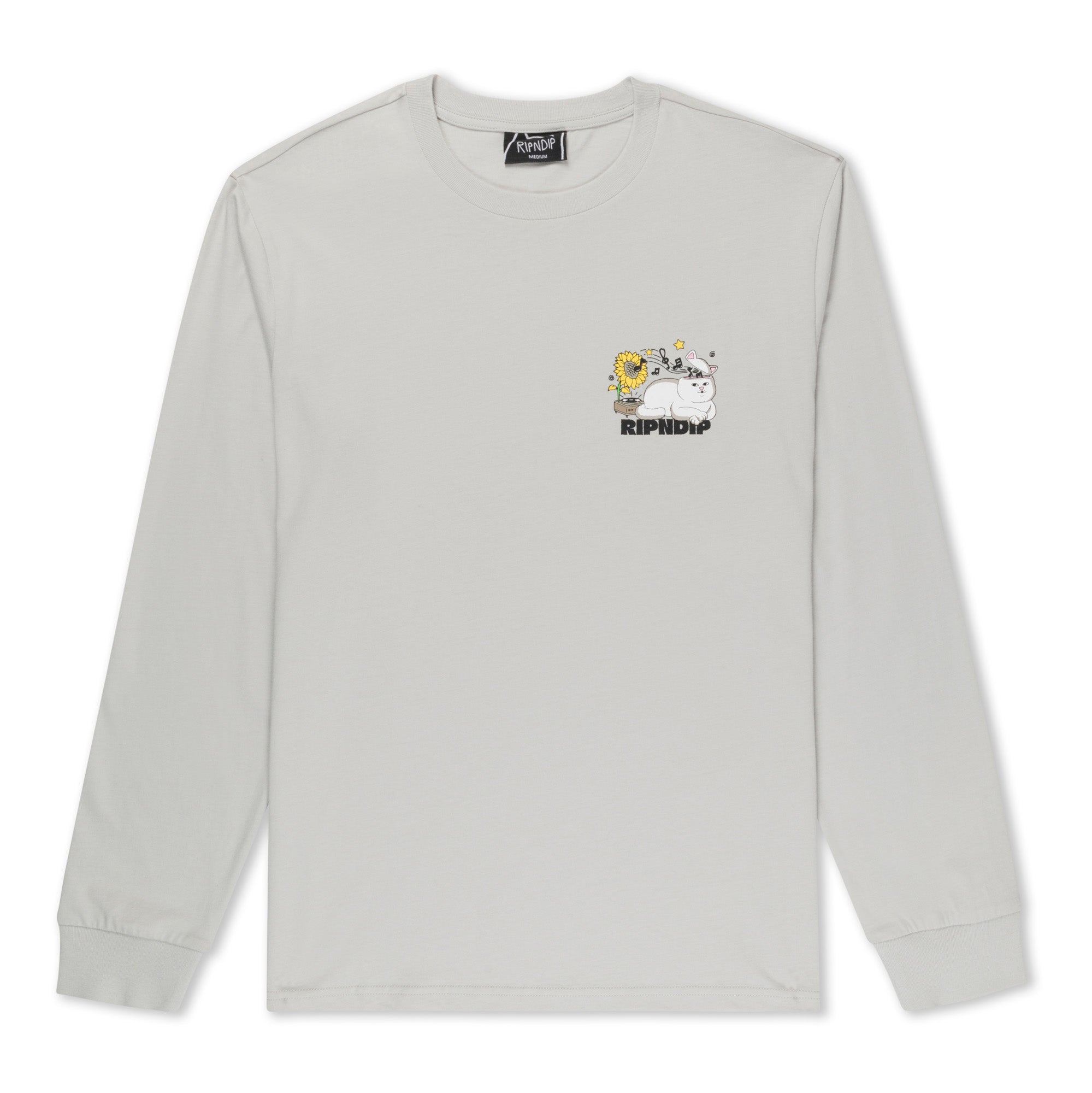  No Music No Life Long Sleeve (Grey)、mySite、merchandisen