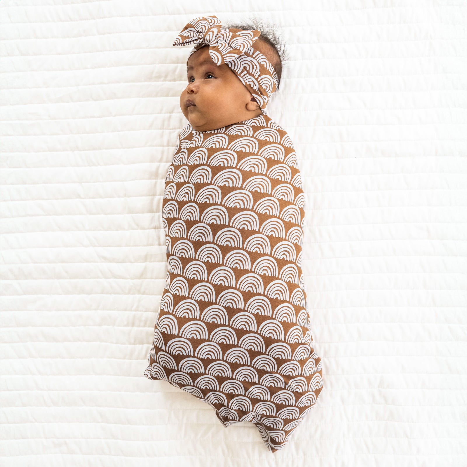  Rust Rainbows Swaddle & Luxe Bow Headband Set、mySite、layawaytickets