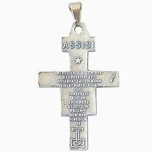  San Damiano crucifix - Pewter (4.1cm or 1.6) Rosary/Pendant、mySite、elrpsem3k