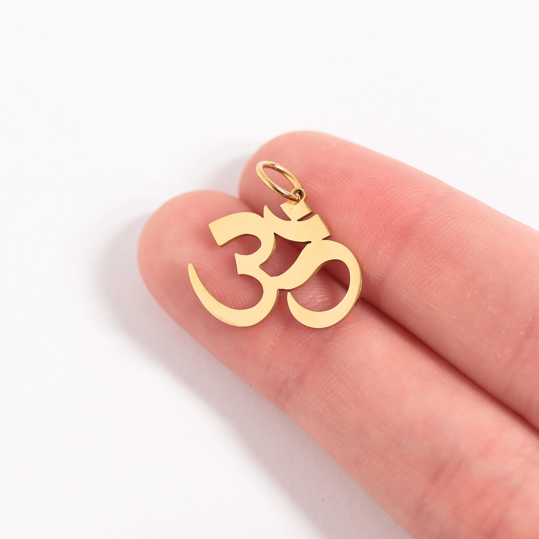 18K Gold PVD Stainless Steel Om Pendant / PDL0173、mySite、dreamappss