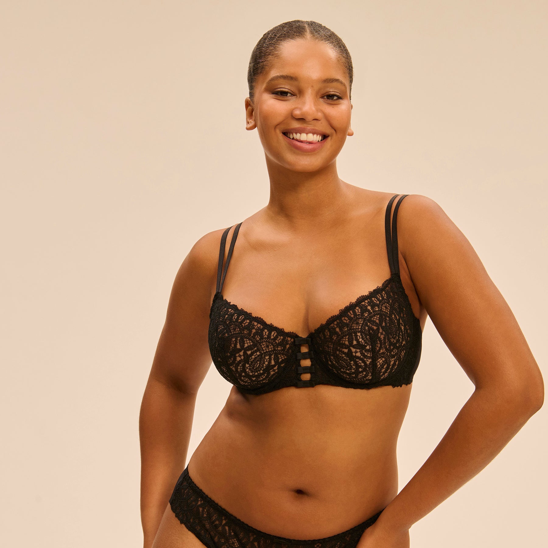  Simone Pérèle Symphonie Lace Demi Bra、mySite、justintrudeaud