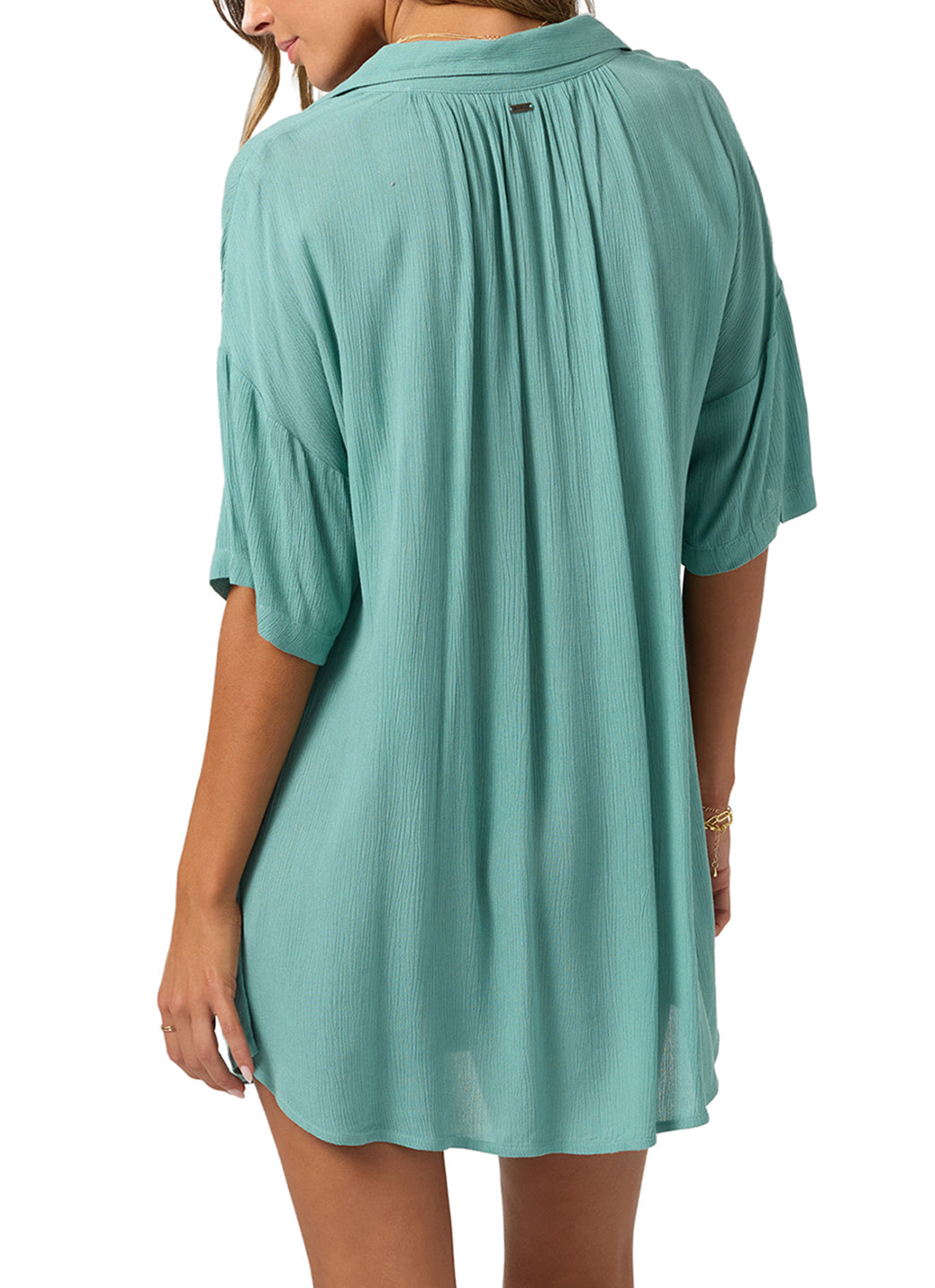 O'Neill Women's Saltwater Solids Carlee Shirt Cover Up、mySite、noshort