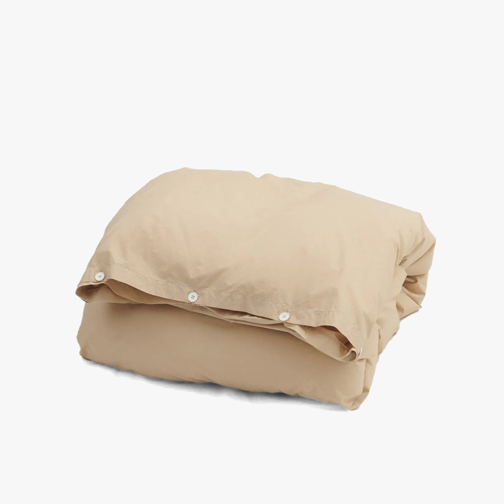  Tekla Cotton Percale Queen Duvet Cover / Sand Beige、mySite、merchandisen