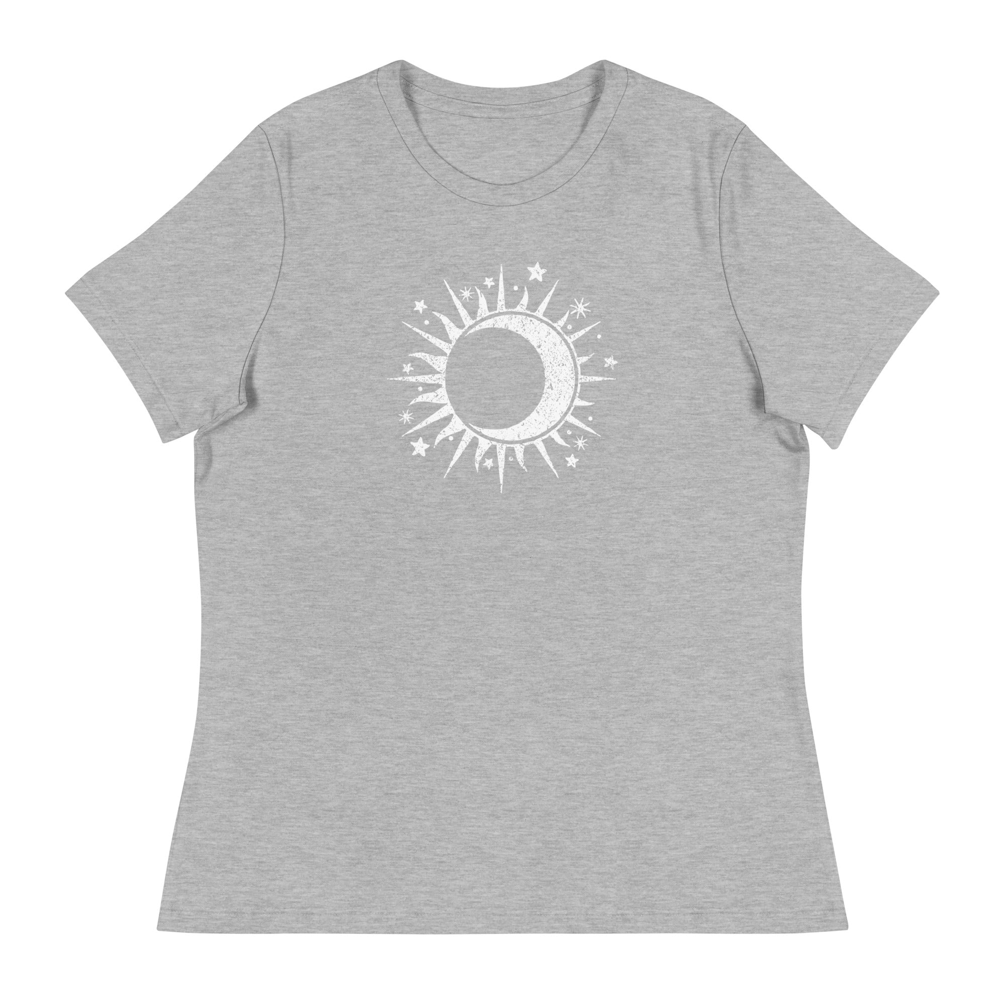 Celestial Sun & Moon Women's Relaxed T-Shirt、mySite、camillekostekn