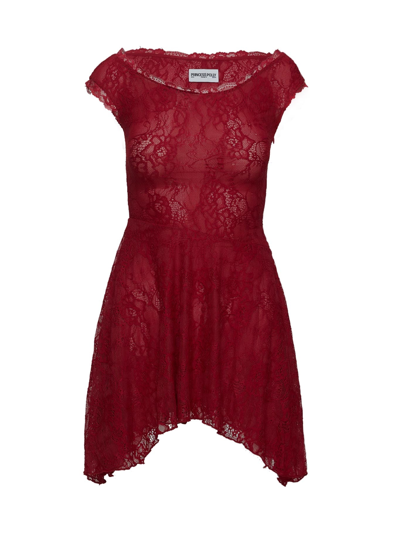 La Dolce Vita Lace Mini Dress Red、mySite、solidvoid