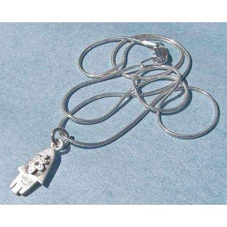 Emily Rosenfeld Sterling Silver Hamsa Necklace、mySite、topwebapps