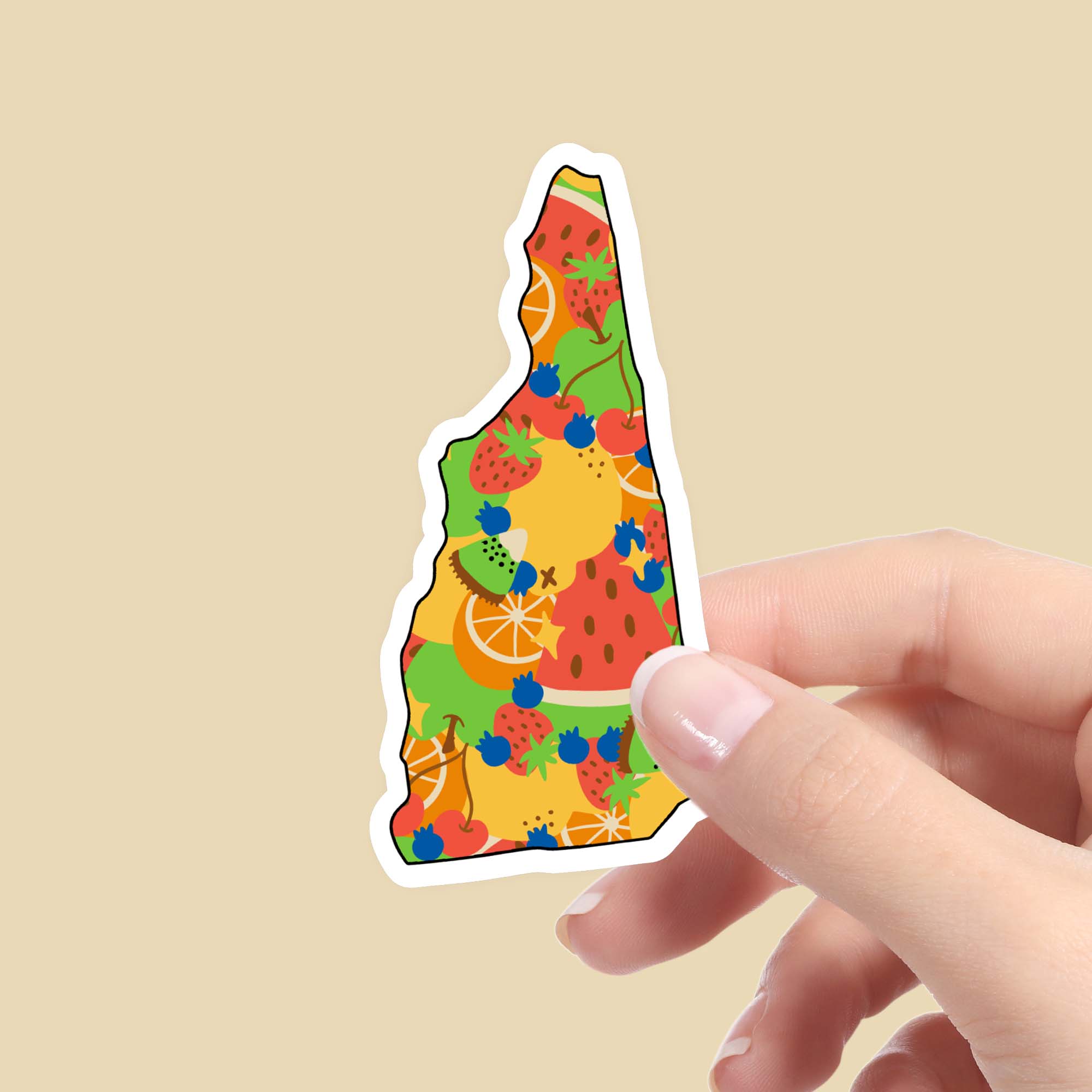  New Hampshire Fruit Pattern Sticker、mySite、ghnorth