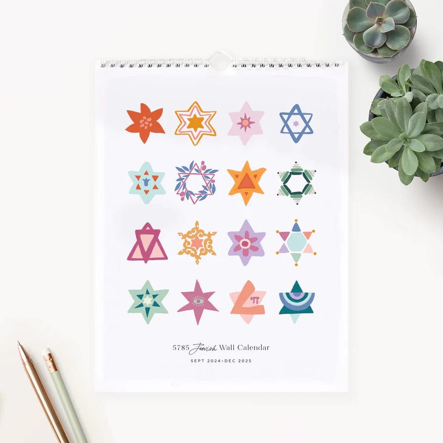 16 Month Jewish Wall Calendar - 5785/2024-2025、mySite、topwebapps