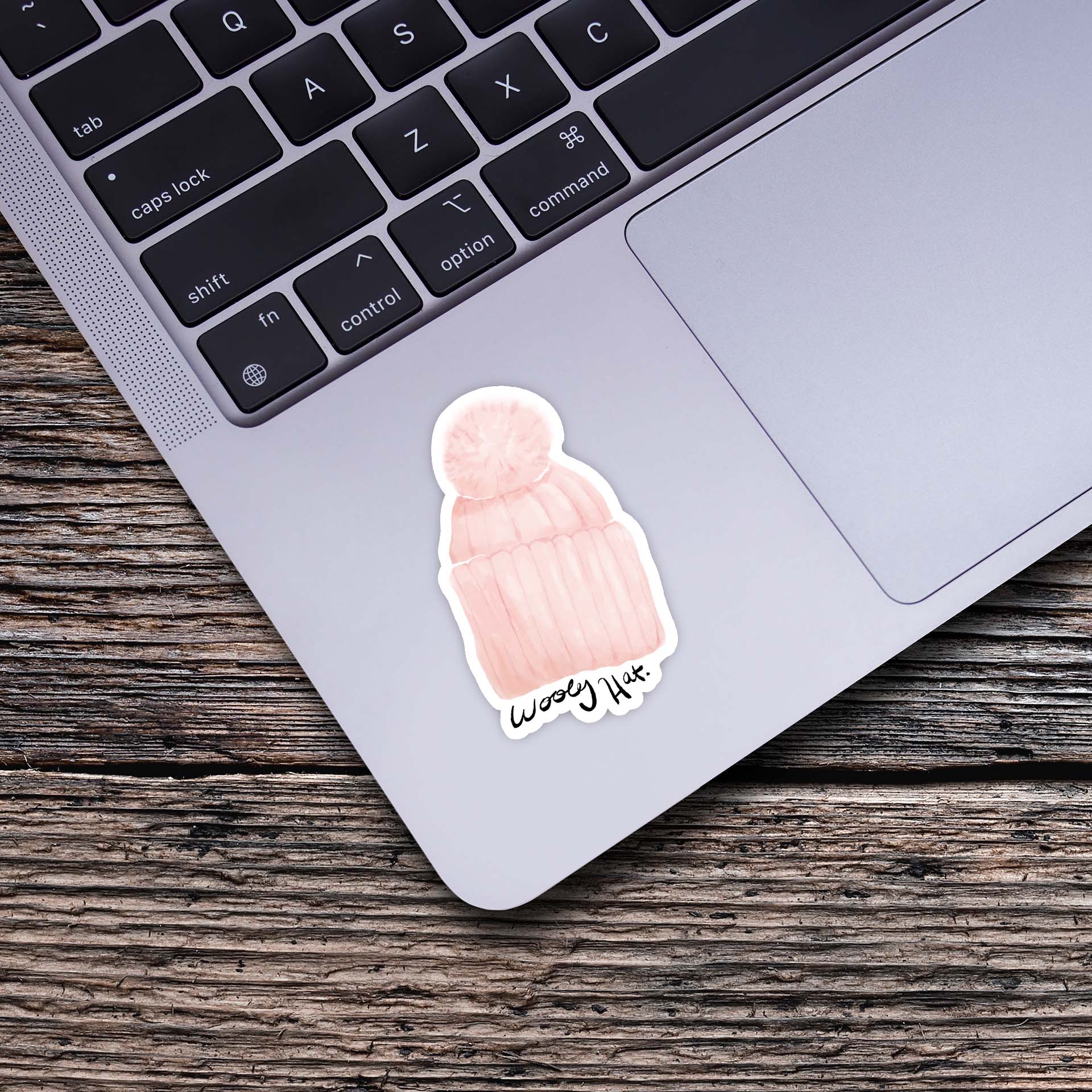  Wooly Hat Winter Watercolor Sticker、mySite、elrpsem3k