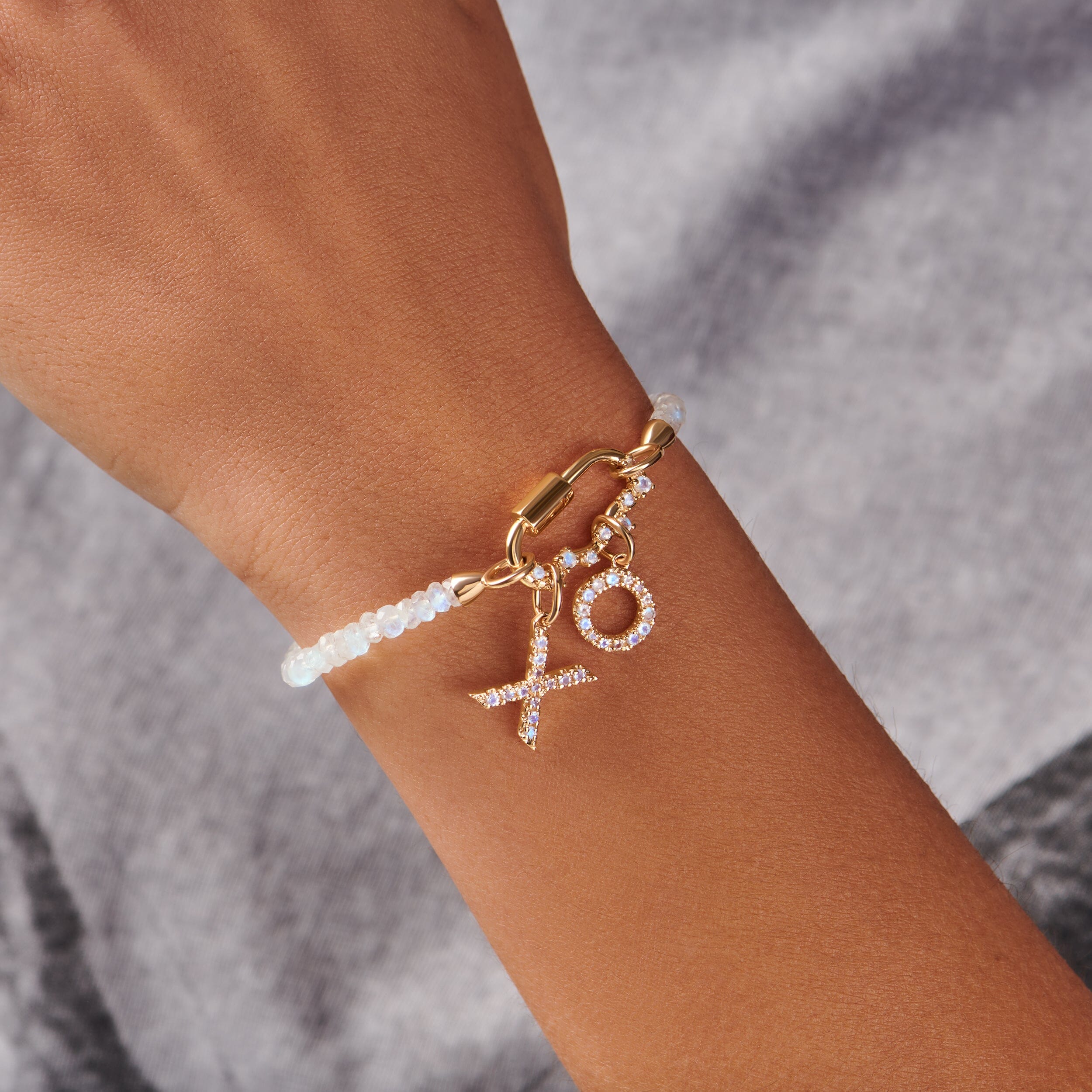 Moonstone Charm - Alphabet、mySite、hinf8tx79