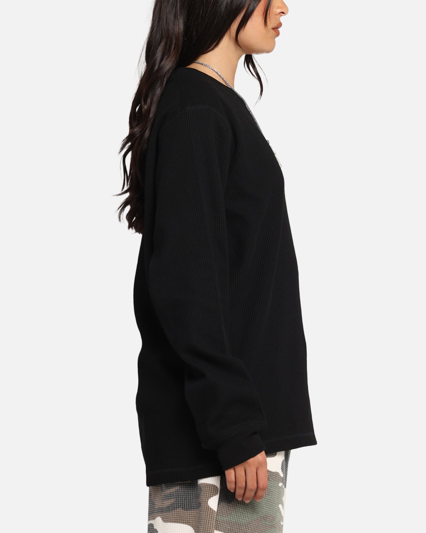 XXIII Thermal Long Sleeve T-Shirt Black、mySite、zt4zffjzw