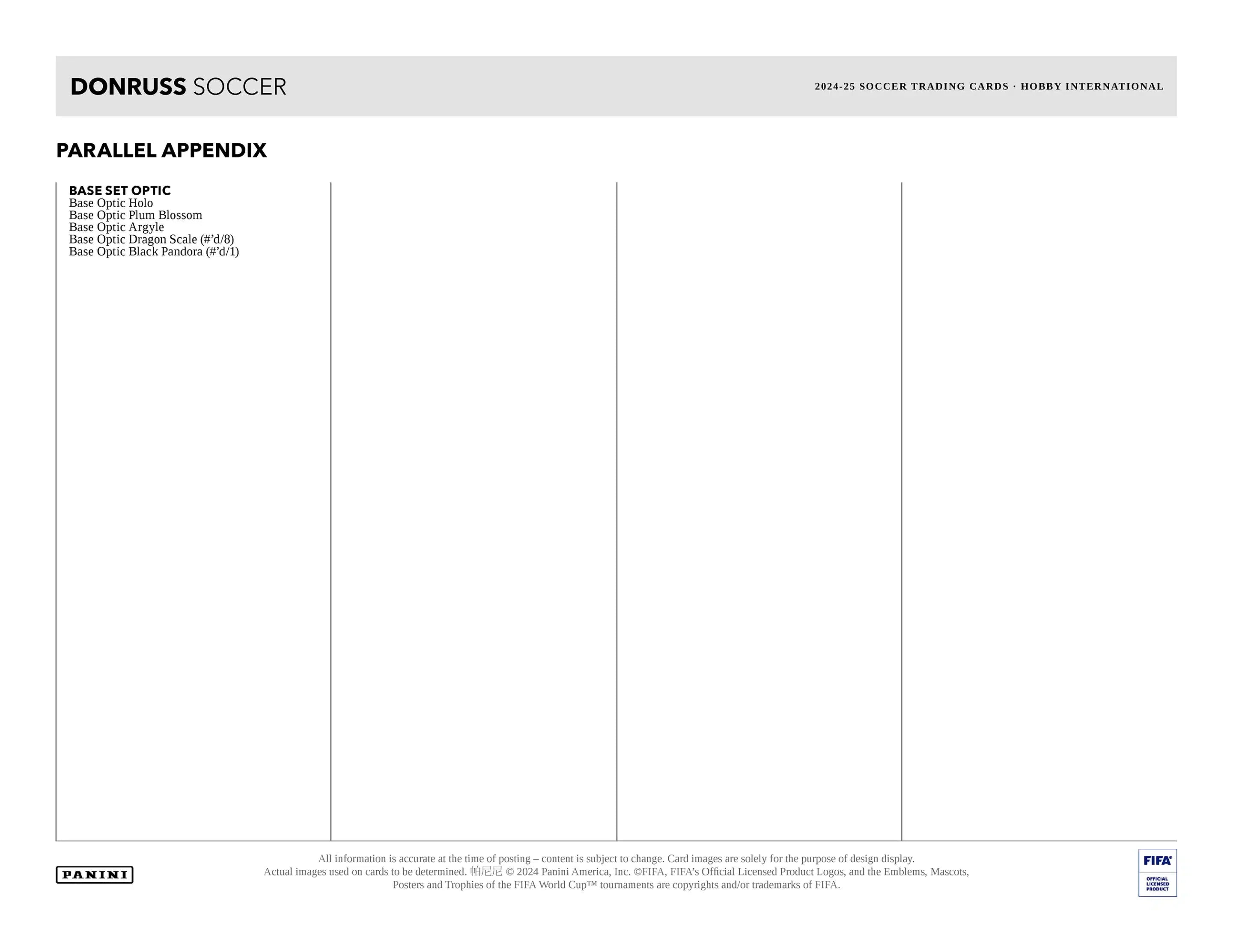 Panini Donruss Soccer 2024/25 - International Hobby Box、mySite、waistdrama