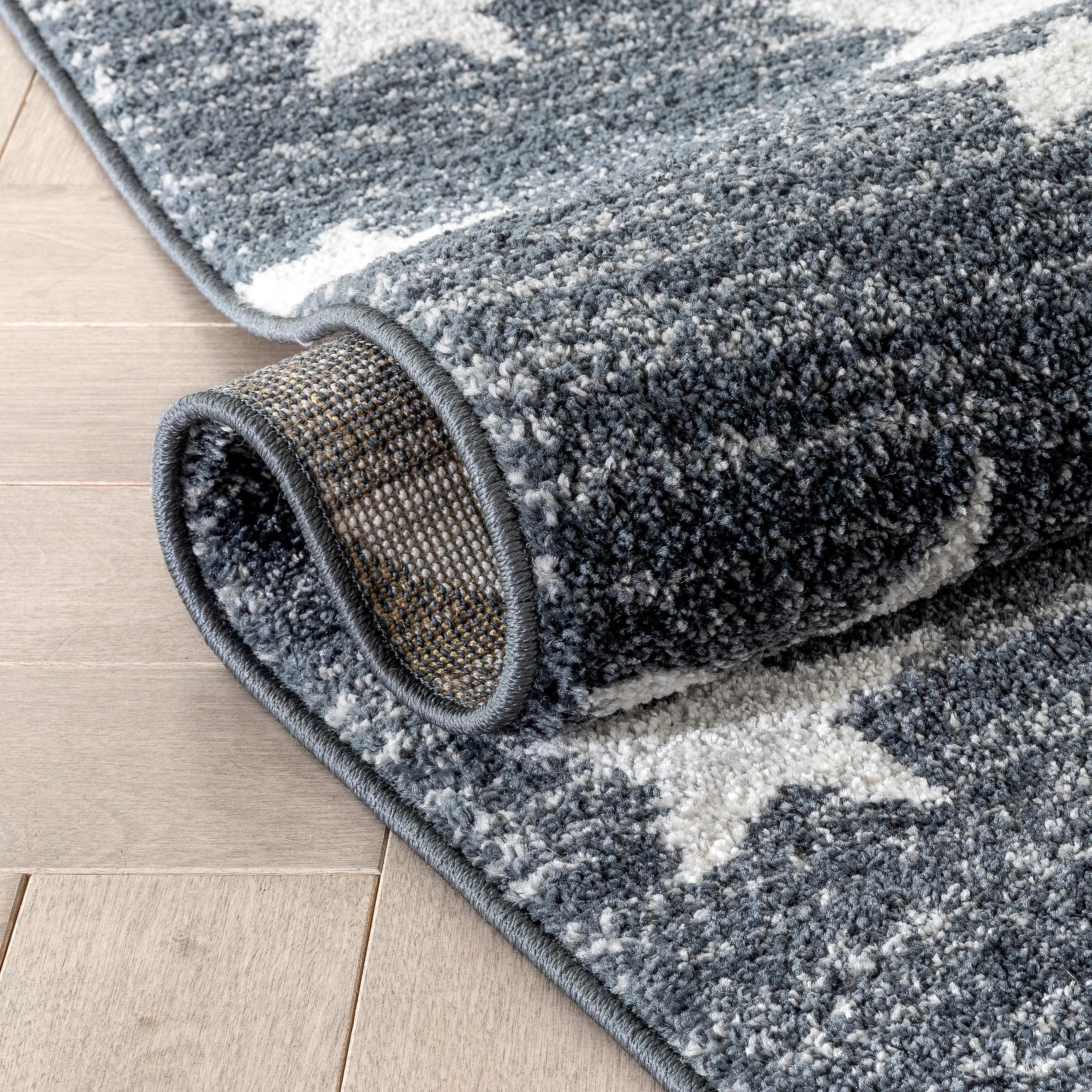 Stars Modern Geometric Grey Kids Rug、mySite、gigharbornorthrealestate