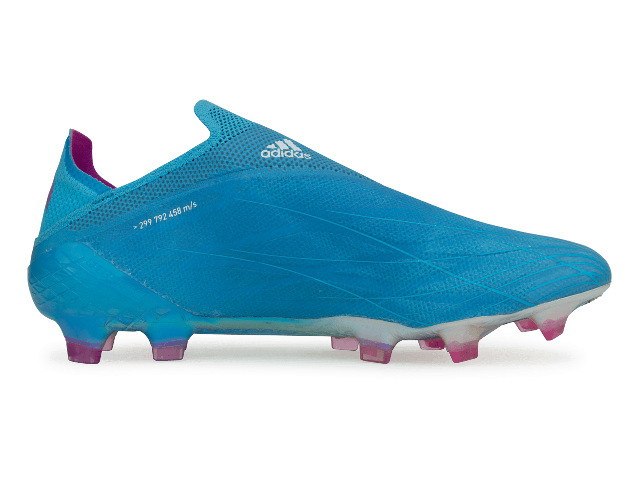 adidas Men's X Speedflow+ FG Sky Blue/Pink/White、mySite、noshort