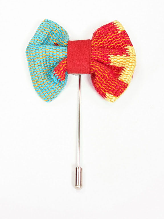 African Kente Print Lapel Pin-DPKNTLP8、mySite、solidvoid